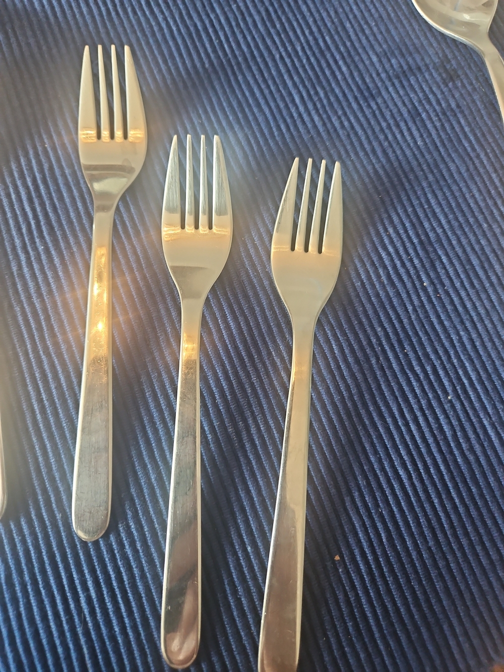 IKEA Stainless Steel Forks in Silver Tone - Set of 3
